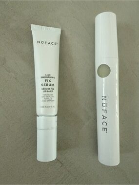 NuFACE Line Smoothing Fix Serum & Device | White